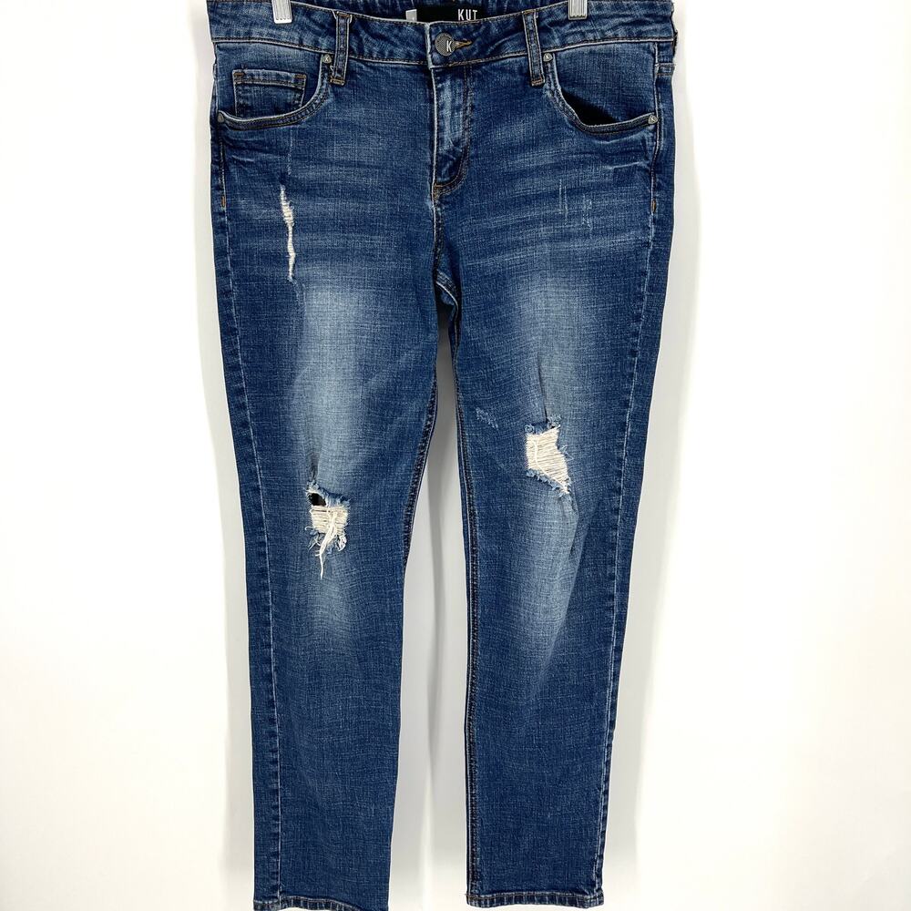 Kut From The Kloth Catherine Jeans Size 8 Distressed